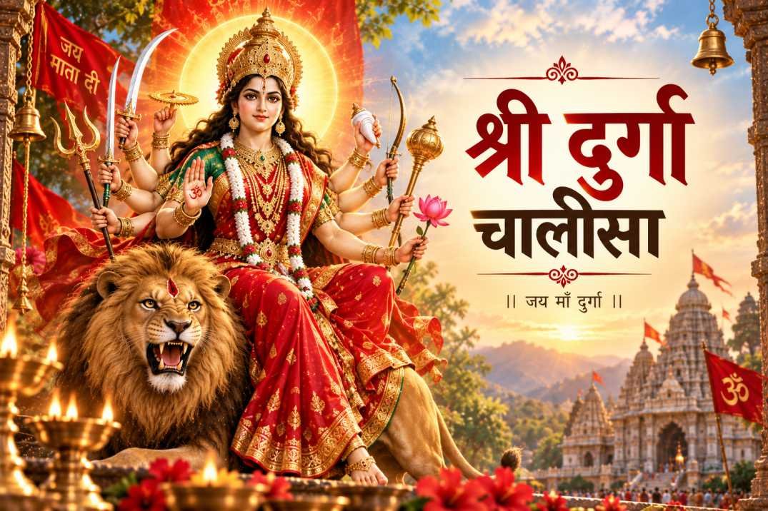 दुर्गा चालीसा - Durga Chalisa PDF हिंदी अर्थ सहित।